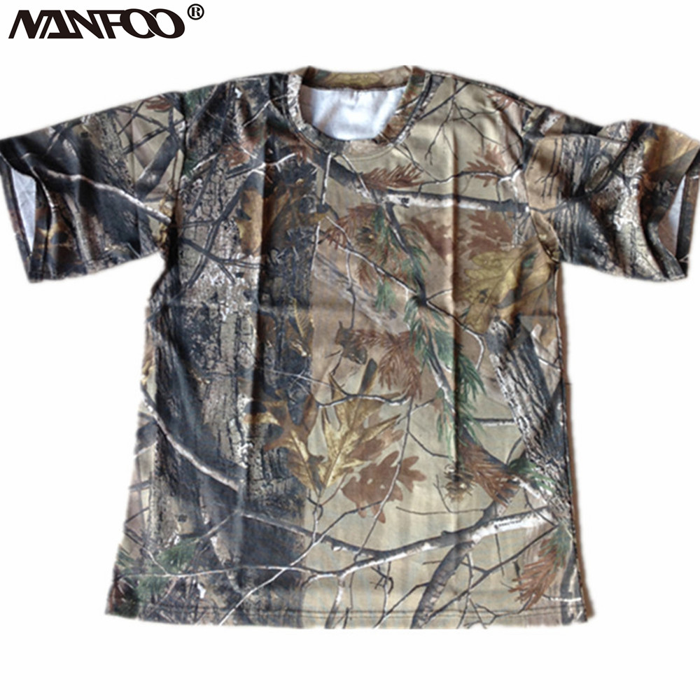 Outdoor Hunting T Shirts - Męska letnia koszulka z krótkim rękawem