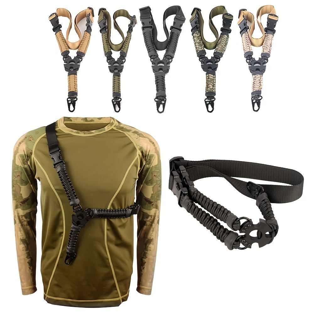 Outdoor Hunting Rifle - 3-punktowe broń taktyczne Bungee Sling Airsoft