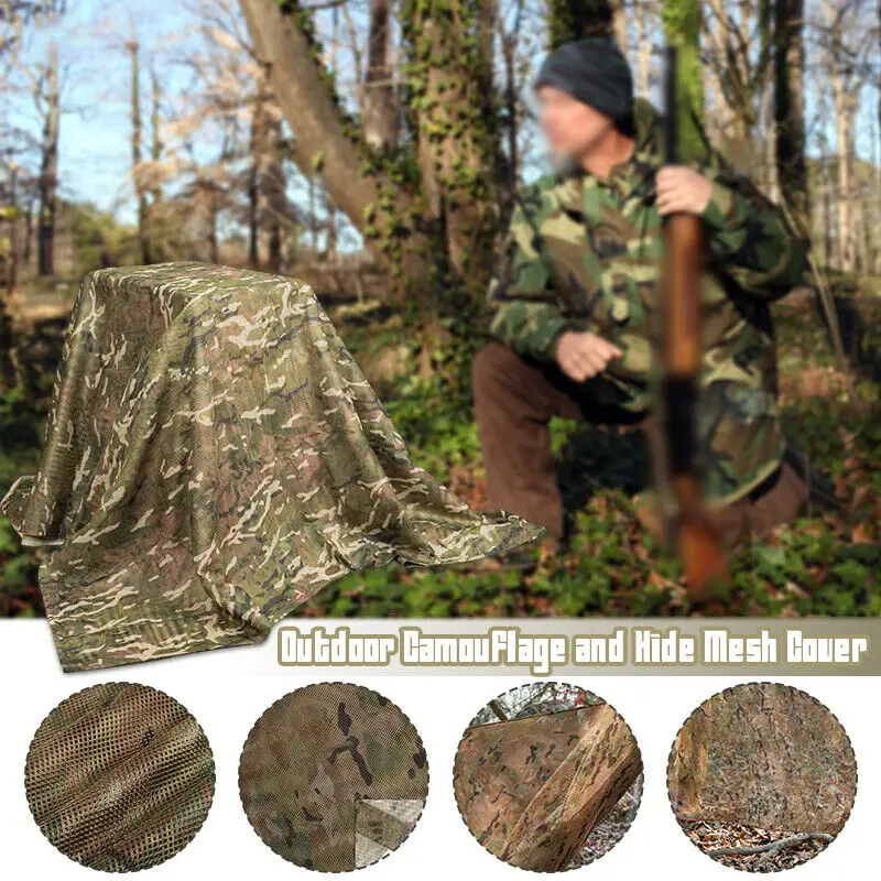 Outdoor Hunting Fabric - Kamuflaż Ukryta siatka Outdoor Camping Siatka