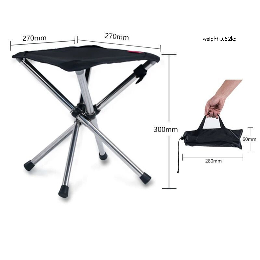 Outdoor Hunting Chair - Kompaktowy i lekki stołek kempingowy, przenośny