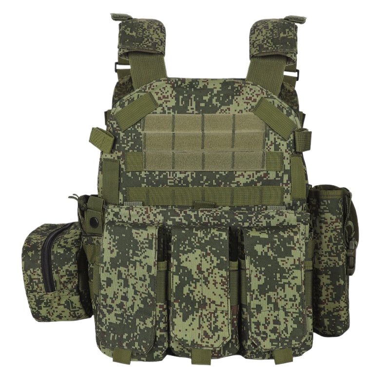 Outdoor Hunting Fleece - Kamizelka taktyczna kamuflażowa 6094, wielofunkcyjny nosidełko
