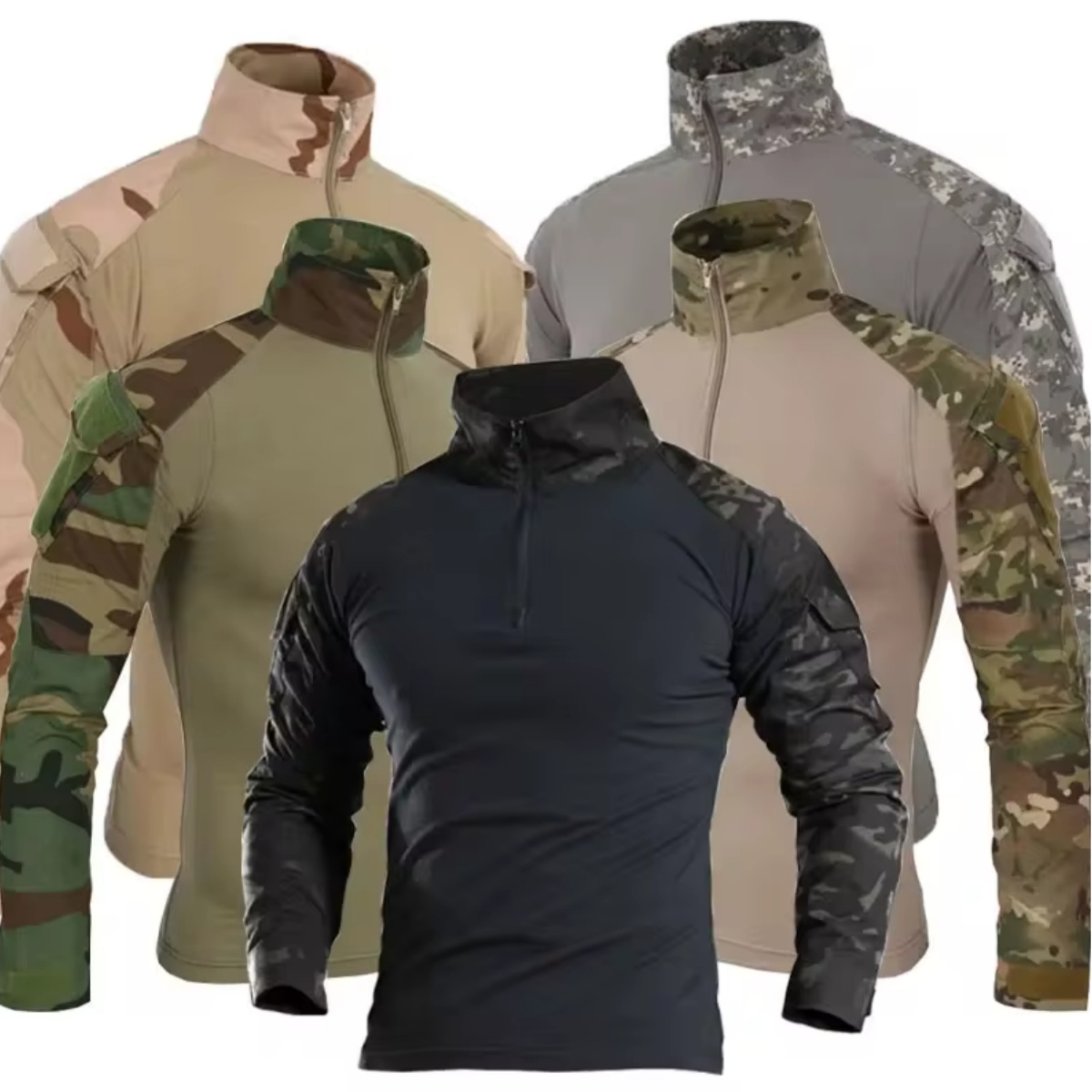 Outdoor Hunting T Shirts - Męska taktyczna koszulka outdoorowa do wędrówek,