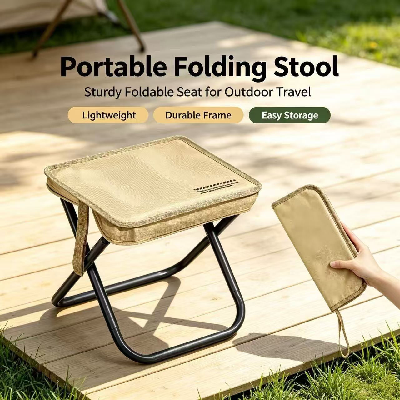 Outdoor Hunting Chair - Składany przenośny stołek Magza, ultralekki stołek