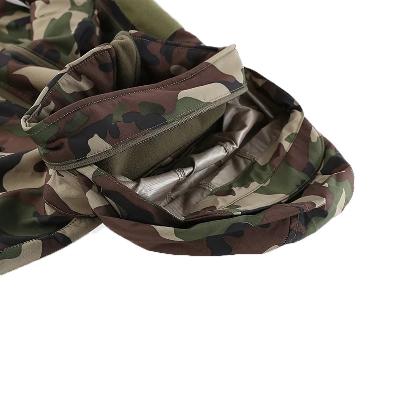 Męskie zimowe jesienne kurtki  – Outdoor Hunting Fleece recenzja i cena