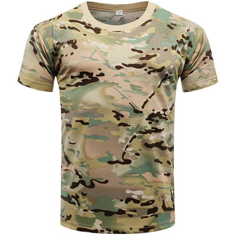 Męska koszulka taktyczna w kam – Outdoor Hunting T Shirts recenzja i cena