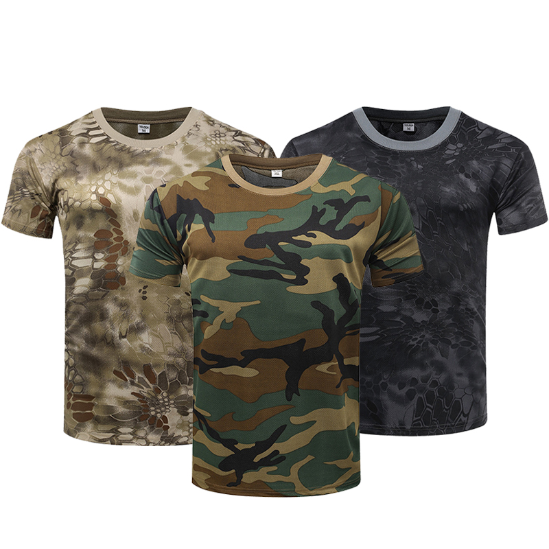 Męska koszulka taktyczna w kam – Outdoor Hunting T Shirts recenzja i cena