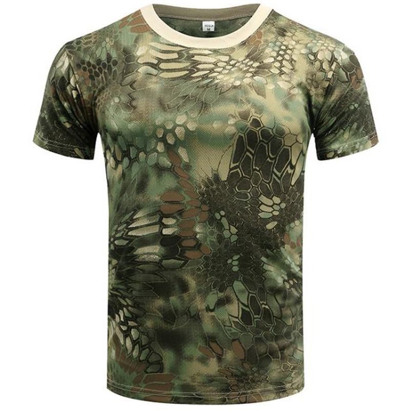 Męska koszulka taktyczna w kam – Outdoor Hunting T Shirts recenzja i cena