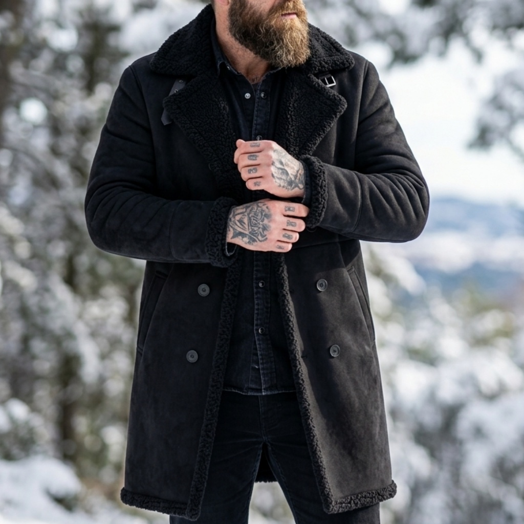 Męska kurtka zimowa z imitacji – Outdoor Hunting Fleece recenzja i cena