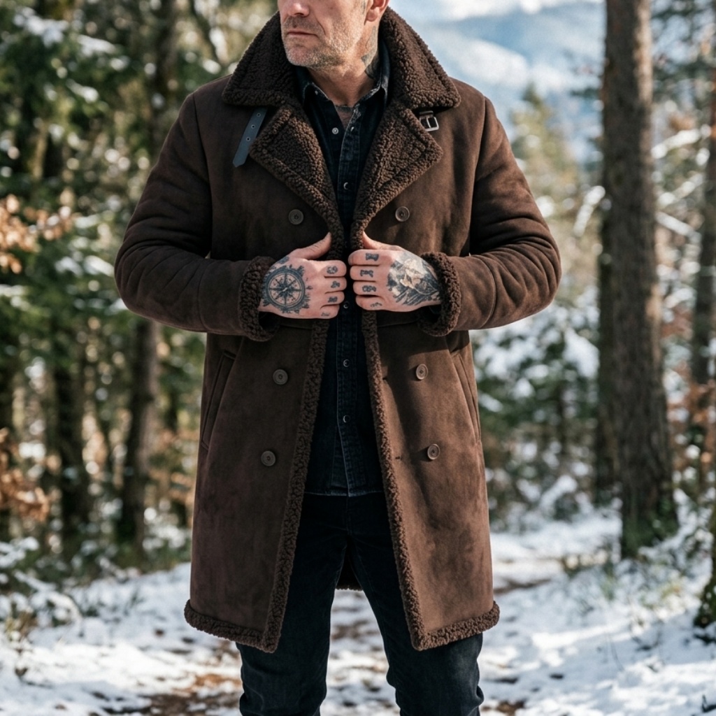Męska kurtka zimowa z imitacji – Outdoor Hunting Fleece recenzja i cena