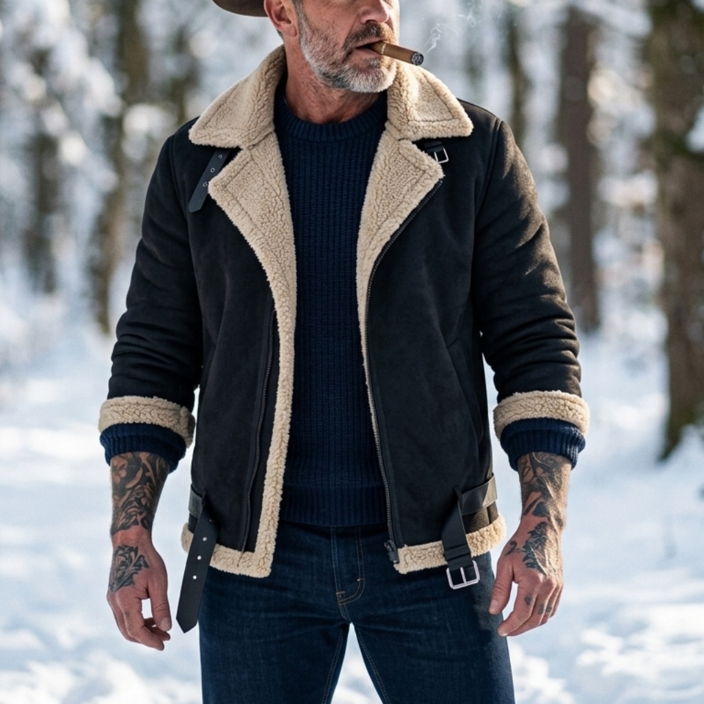 Męska zimowa kurtka z imitacji – Outdoor Hunting Fleece recenzja i cena