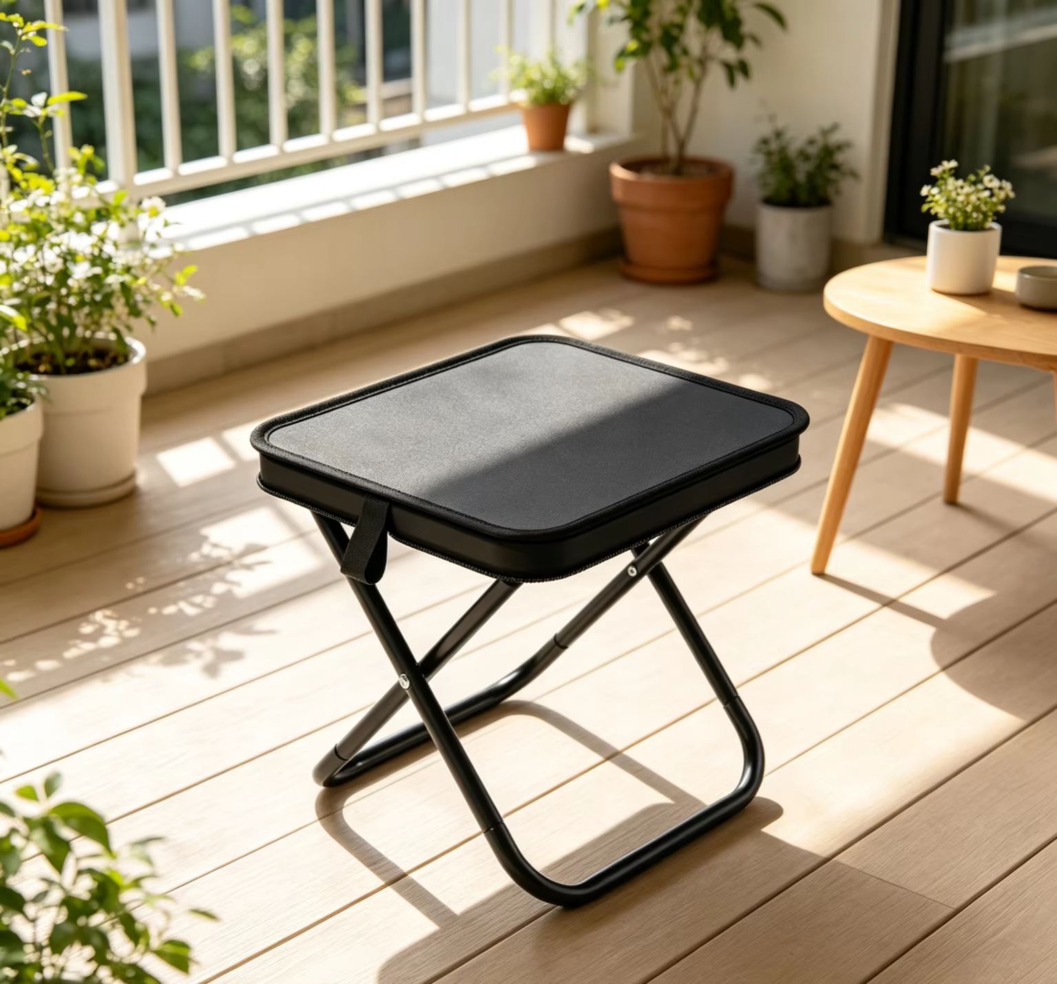 Przenośny, składany stołek z f – Outdoor Hunting Chair recenzja i cena