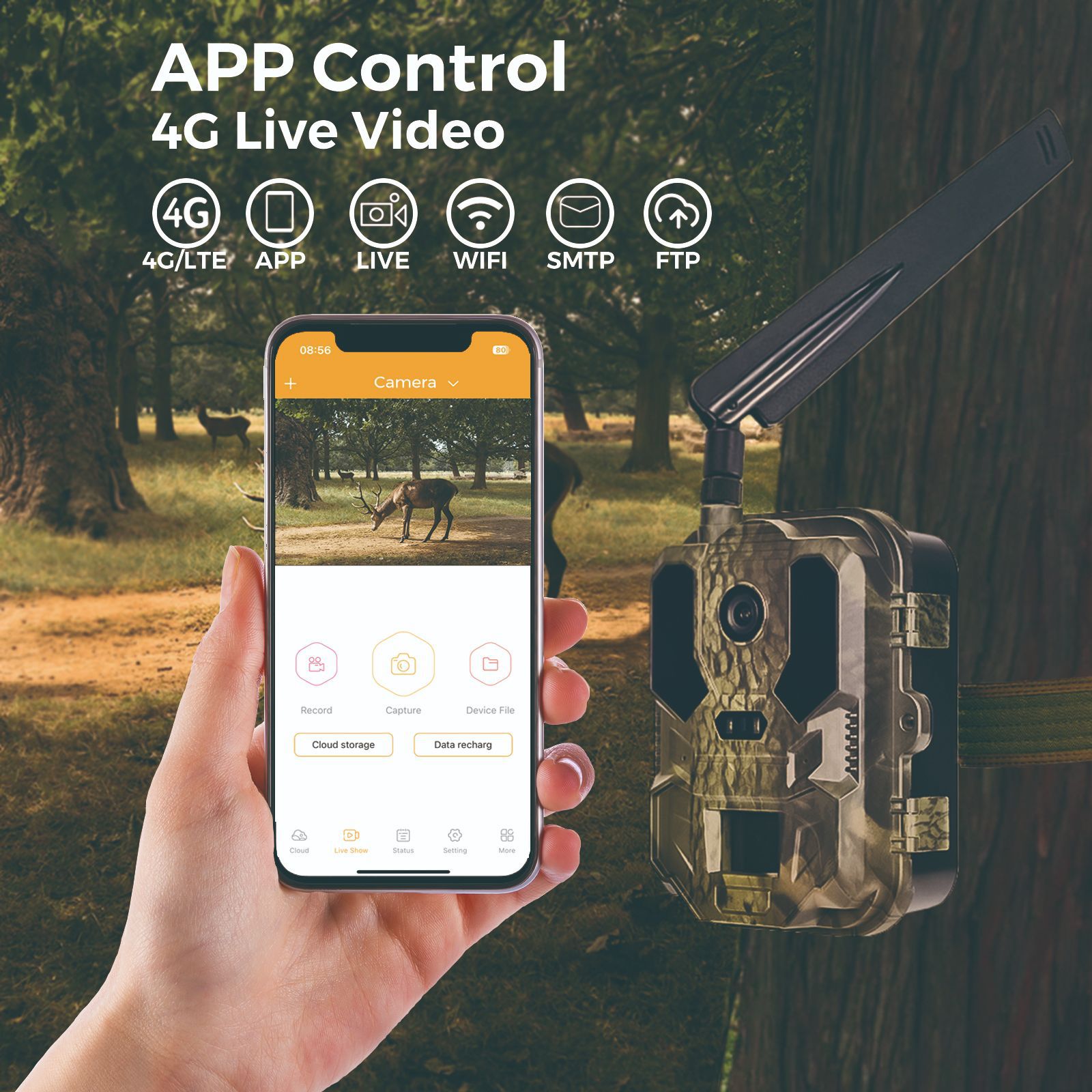 Kamera leśna 4G z podczerwieni – Hunting Outdoor Camera recenzja i cena